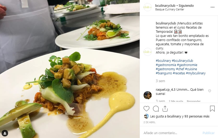 instagram basque culinary