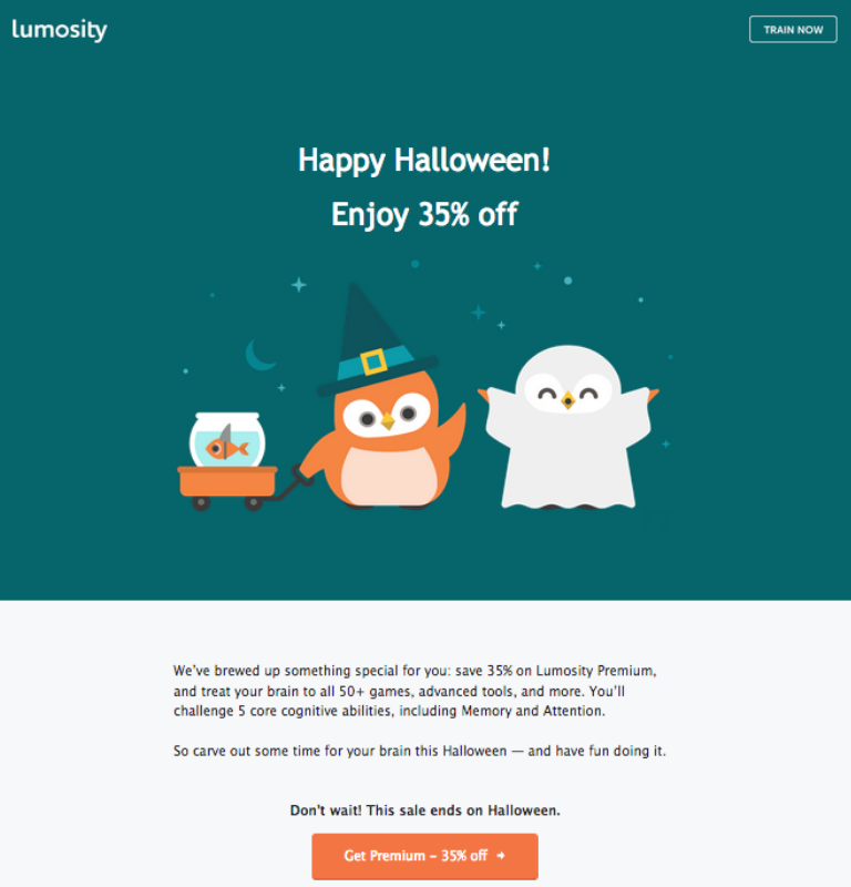 email marketing halloween