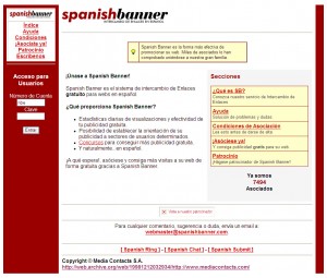 Spanishbanner: uno de los primeros proyectos de Joshua Novick
