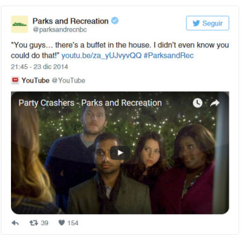 Parks and recreation Twitter