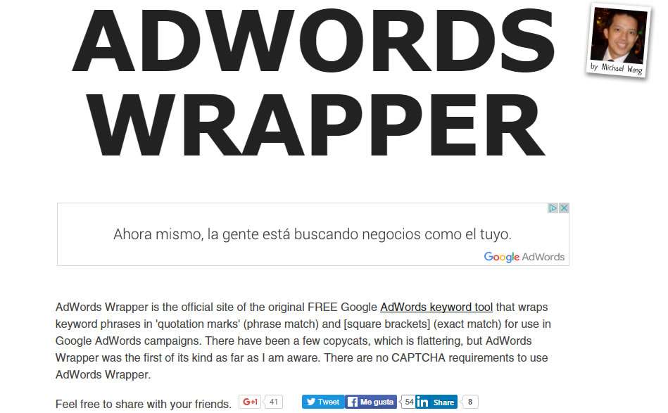 Adwords Wrapper