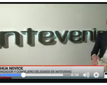 Joshua Novick en el reportaje sobre Antevenio en RTVE Emprende