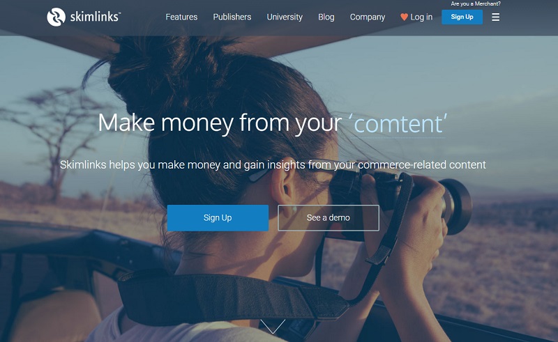 webs que te ayudarán a ganar dinero con un blog: Skimlinks