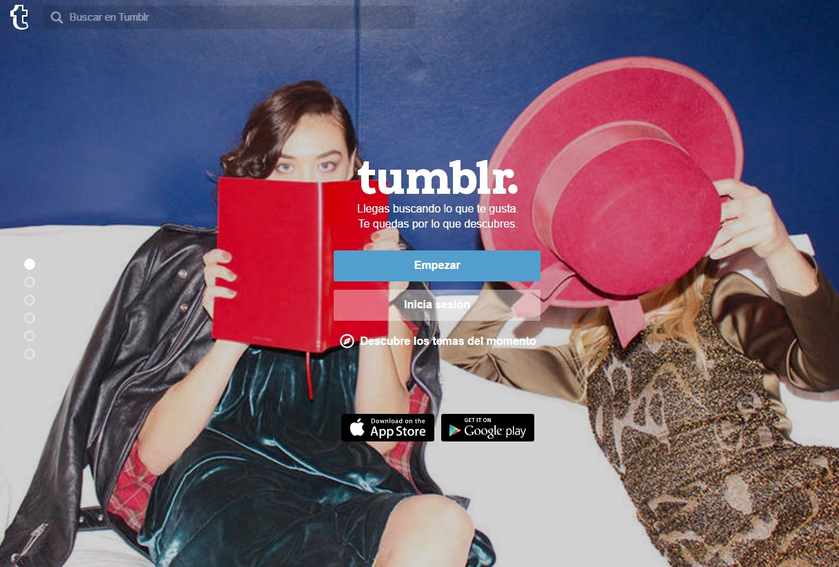 plataformas para blogs: Tumblr
