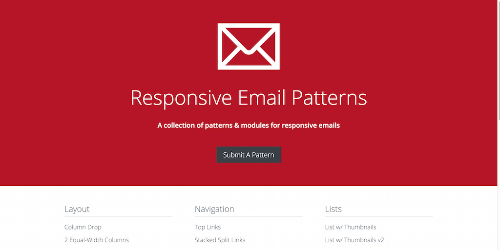 responsive email patterns