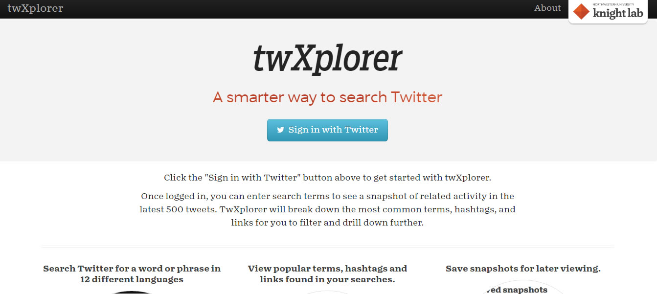 herramientas para analizar hashtags: twXplorer