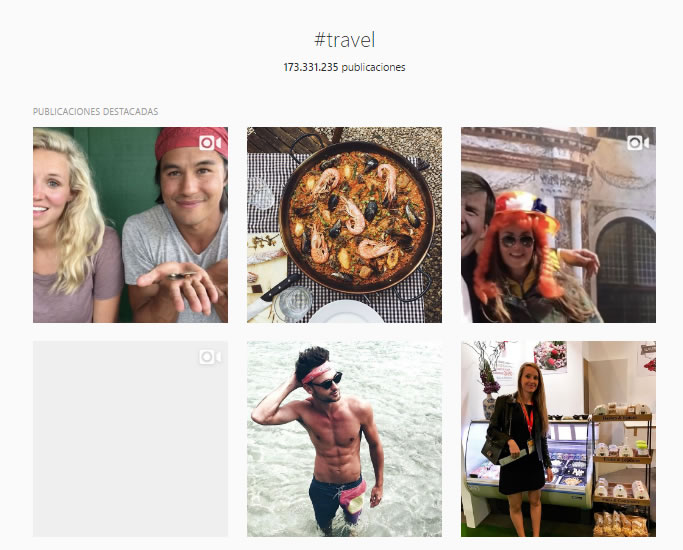fomentar el turismo con Instagram: con hashtags adecuados