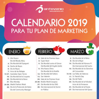 Calendario de marketing 2019