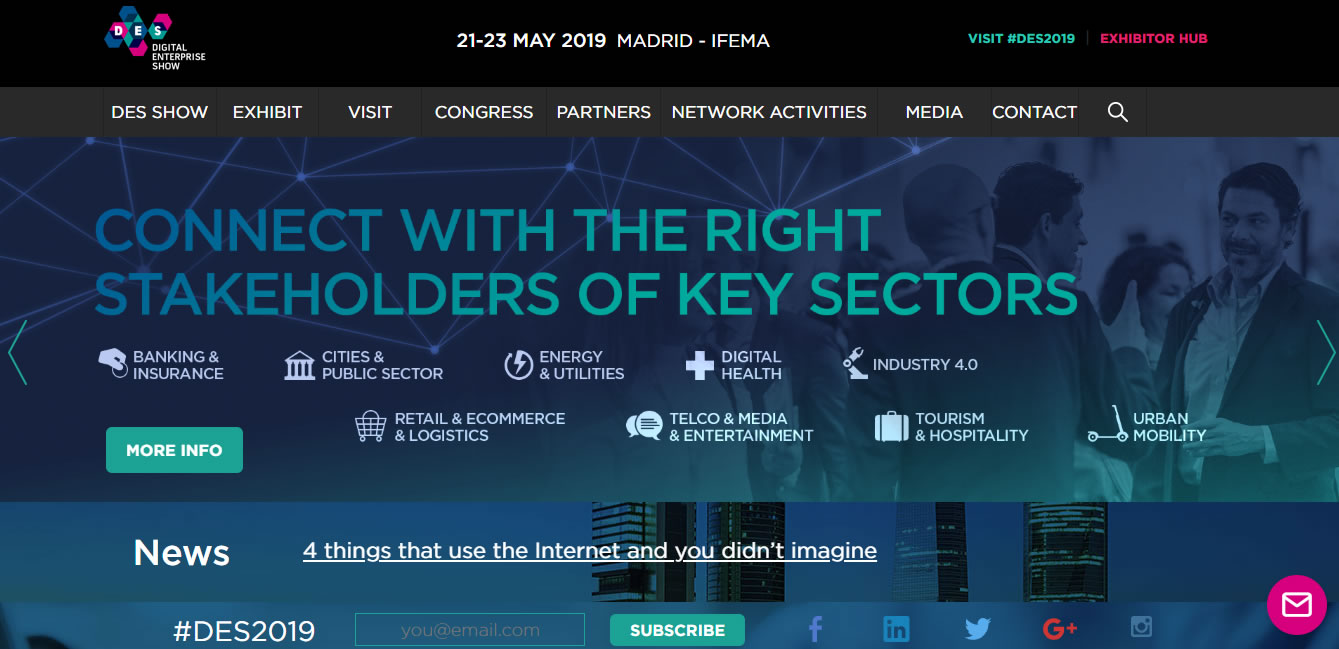 eventos de Marketing Digital en Europa de 2019 - Digital Business World Congress