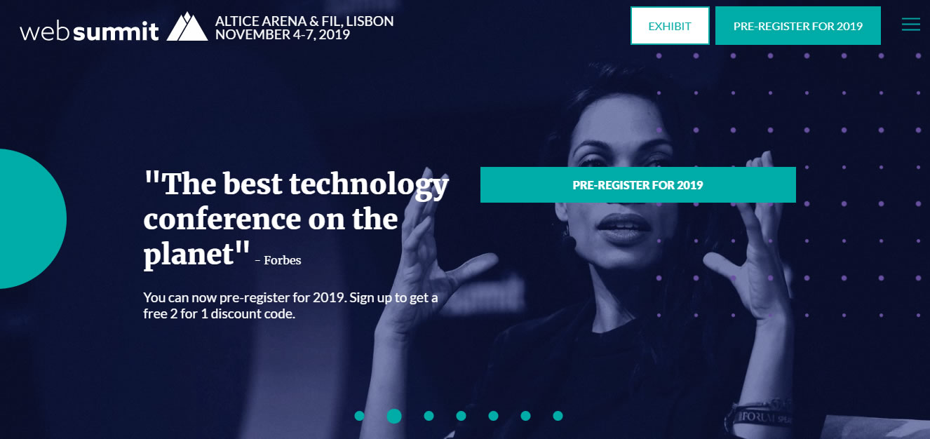 eventos de Marketing Digital en Europa de 2019 - Web Summit 