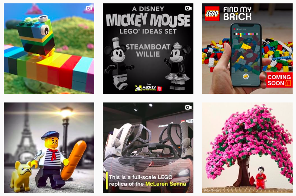 Comunidades de marca con más seguidores en la generación Alpha: Lego