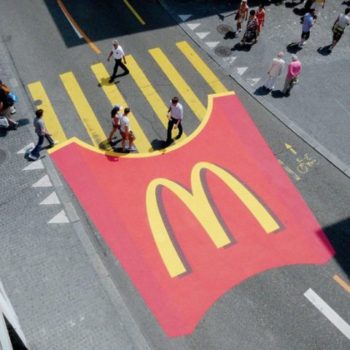 street marketing de McDonalds