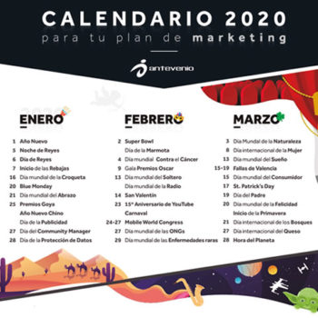 Calendario de marketing 2020