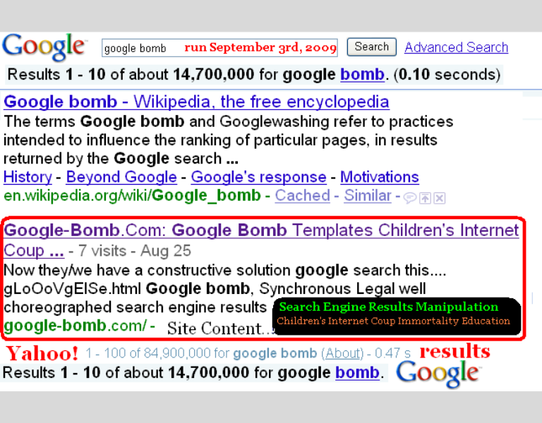 Google bombing