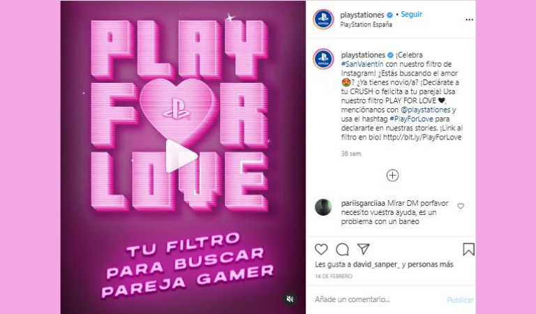 Campañas Gaming 2020: Play For Love