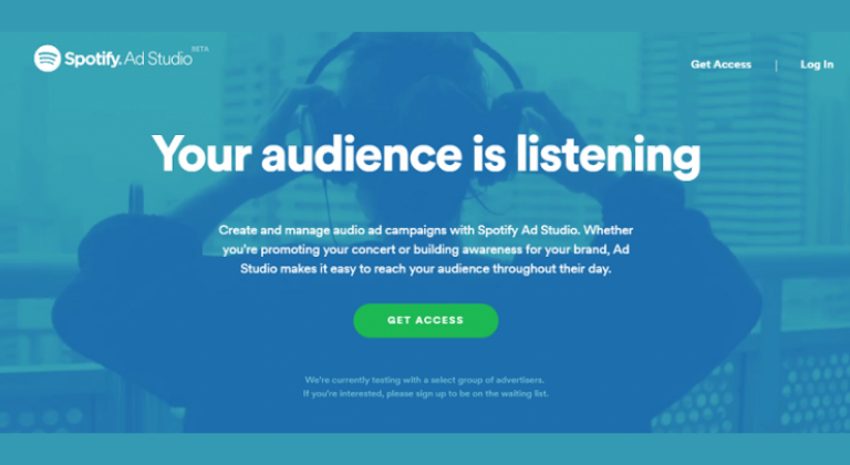 Ad Studio de Spotify