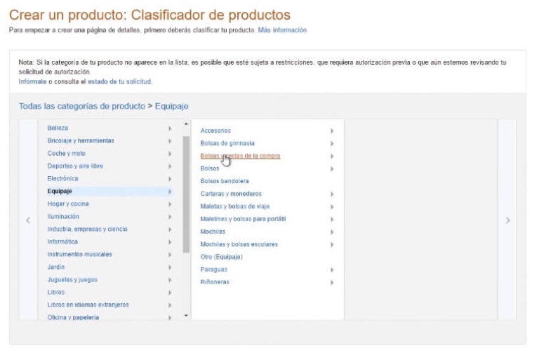 Cómo crear un listado de productos en Amazon