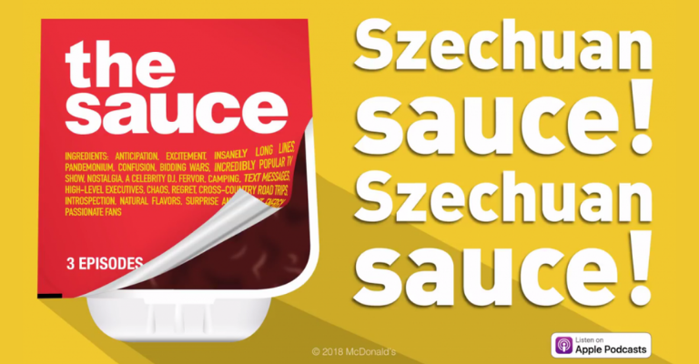 Ejemplo de branded podcast: The Sauce de McDonald's