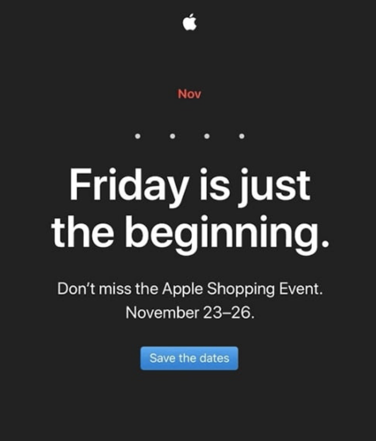 Campañas Black Friday: Apple 